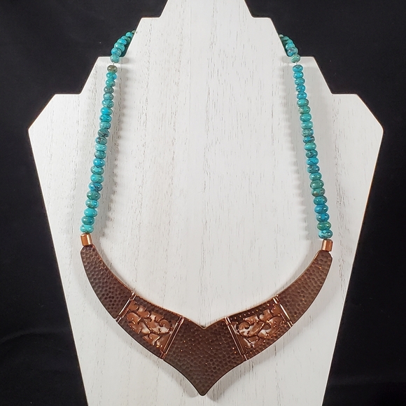 Jay King Turquoise and Cooper Necklace - Picture 5 of 7